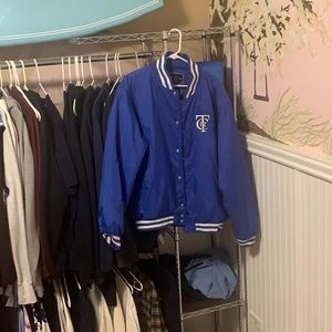 VINTAGE BLUE BOMBER JACKET